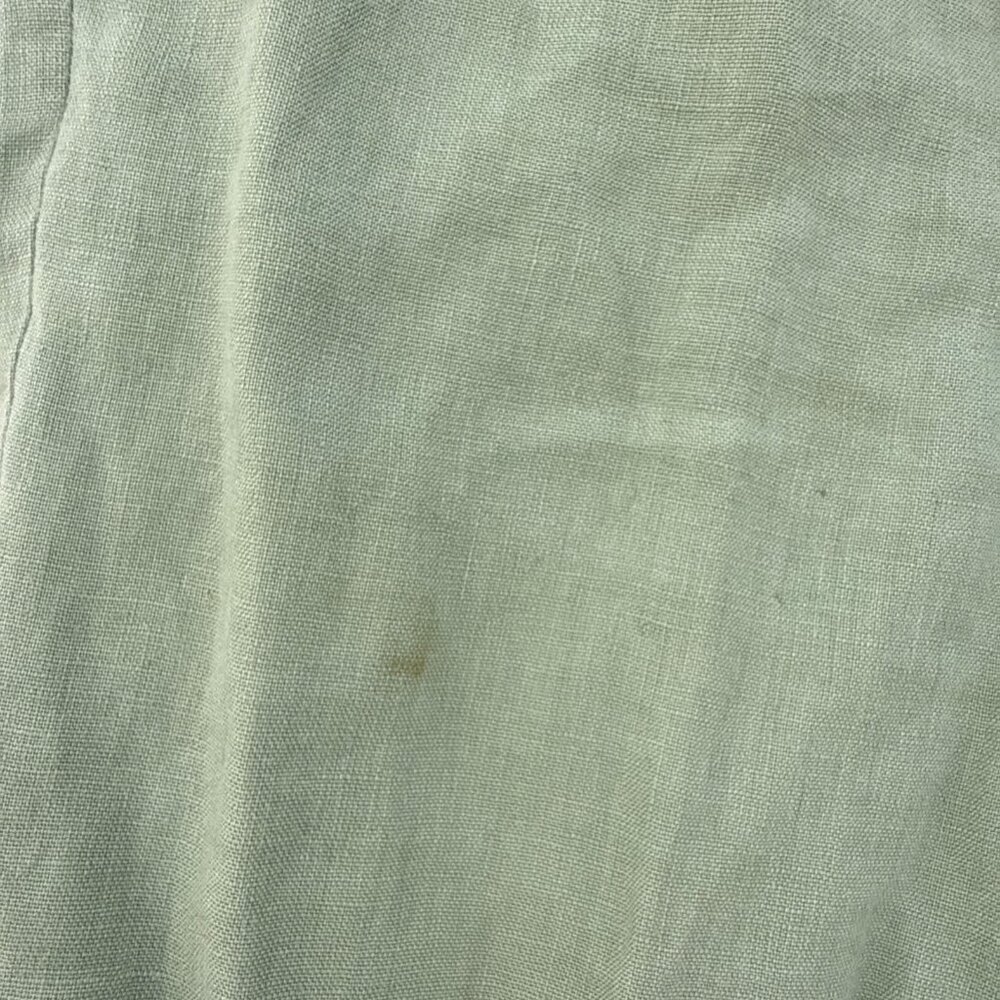 Nordstrom Green Ankle Linen Pants Safari Vacation Summer Lightweight‎ Sz M - Picture 4 of 13